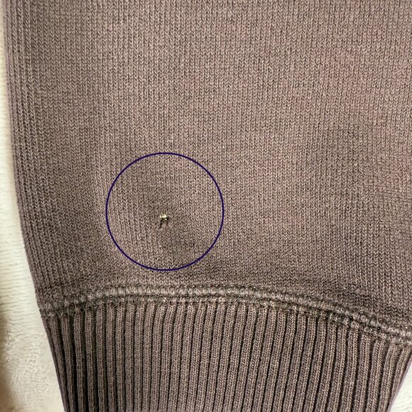 Tommy Bahama Reversible Sweater Men 3XL Brown Green 1/4 Zip Mock Neck Embroidery - Picture 10 of 16